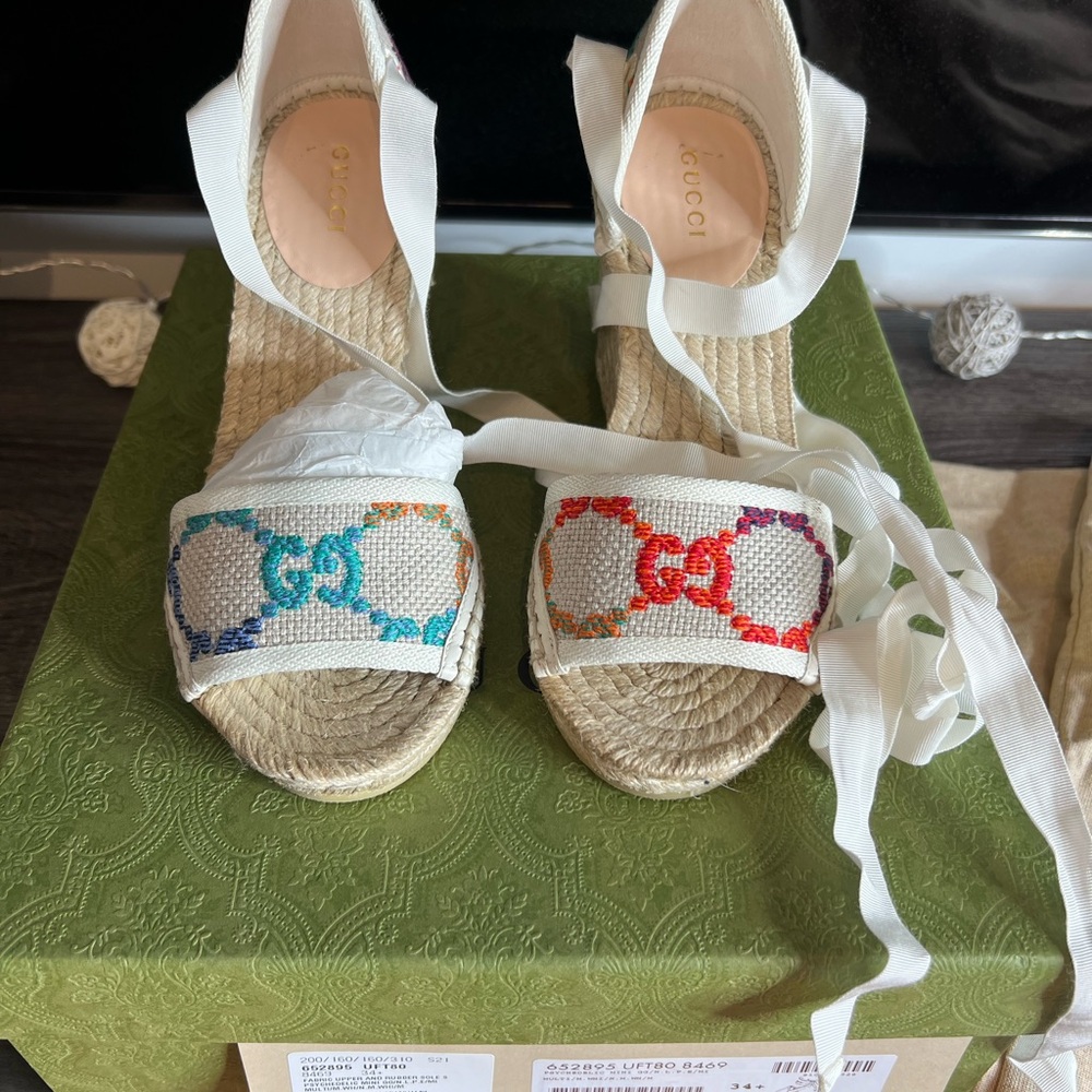 GUCCI Platform Spadrilles